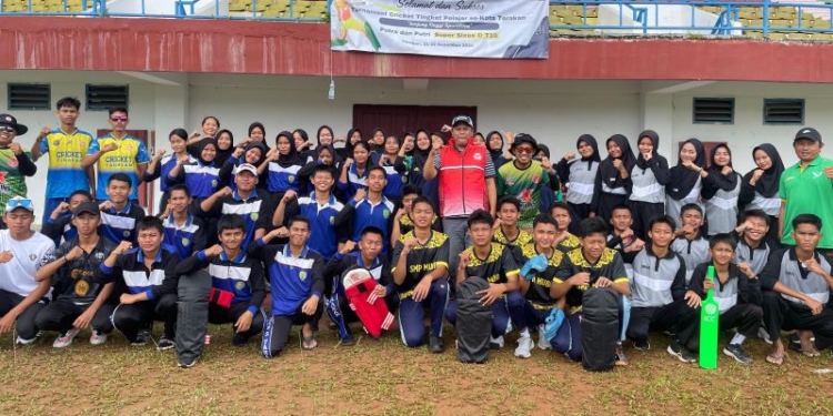8 Tim Ramaikan Turnamen Kriket Antarpelajar se-Tarakan