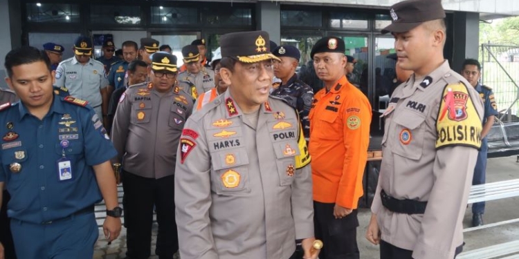 Kapolda Kaltara Pantau Pos Pengamanan Nataru di Tarakan