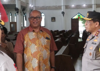 Kapolda Kaltara Tinjau Gereja Katolik Santa Maria Imakulata Tarakan, Pastikan Misa Natal Aman dan Khidmat