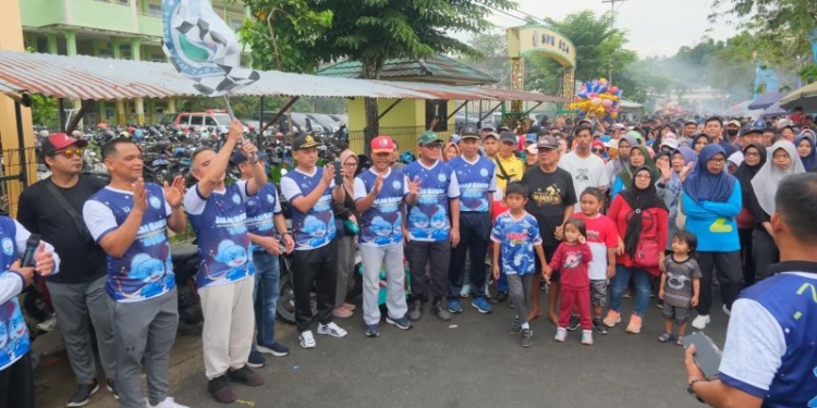 Ribuan Warga Ramaikan Jalan Sehat HUT ke-25 Perumda Air Minum Tirta Alam Tarakan