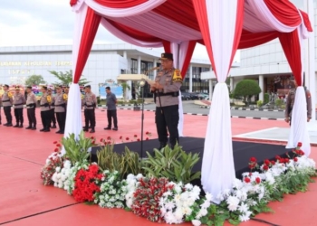 Kapolda Kaltara Pimpin Apel Kesiapan Pengamanan Malam Tahun Baru 2025