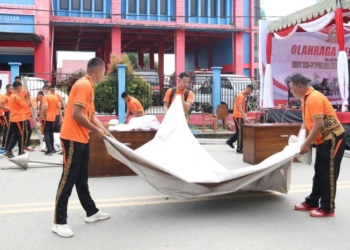 Kapolda Kaltara Pimpin Aksi Bersih-bersih di Tebu Kayan