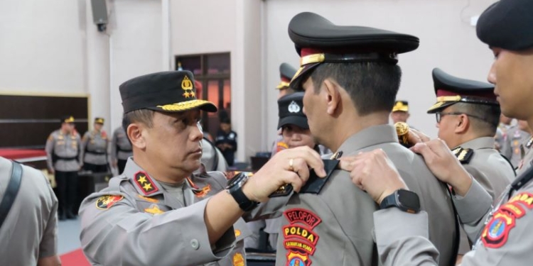 Kapolda Kaltara Pimpin Sertijab Sejumlah Pejabat Utama Polda Kaltara
