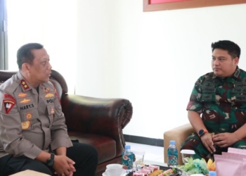 Perkuat Sinergitas dengan TNI, Kapolda Kaltara Kodim 0914/Tana Tidung