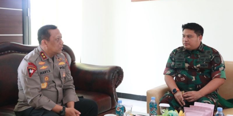 Perkuat Sinergitas dengan TNI, Kapolda Kaltara Kodim 0914/Tana Tidung