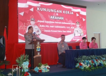 Kunjungi Polres Tana Tidung, Kapolda Kaltara Beri Arahan kepada Personel