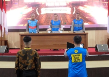 Polda Kaltara Ambil Sumpah dan Penandatanganan Pakta Integritas SIPSS 2025