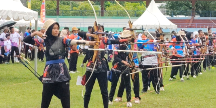 Kontingen Malinau Kejar Perolehan Medali Tarakan di Kejurprov Panahan II Kaltara