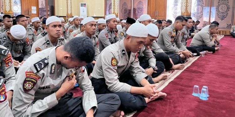 Binrohtal Polda Kaltara, Upaya Memperkuat Mental dan Spiritual Anggota Polri
