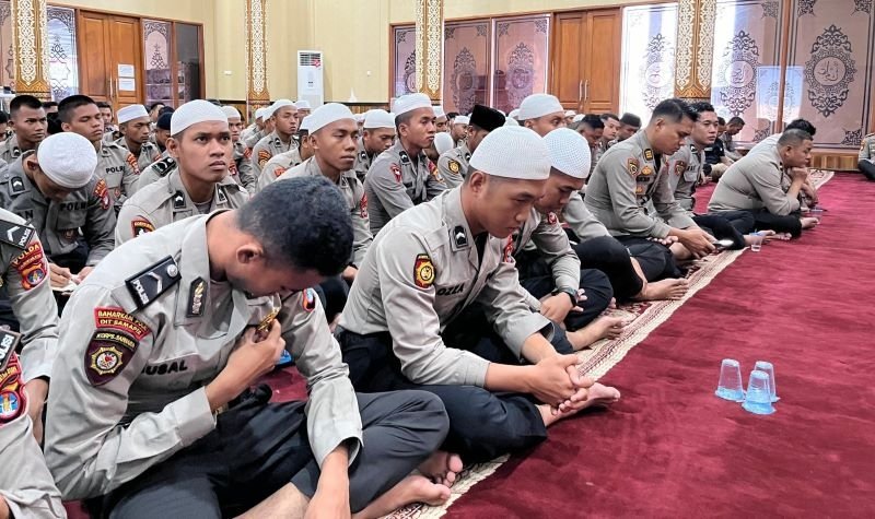 Binrohtal Polda Kaltara, Upaya Memperkuat Mental dan Spiritual Anggota Polri