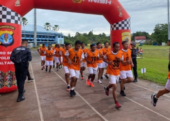 Polda Kaltara Laksanakan Tes Kesamaptaan Jasmani Seleksi Pendidikan SIP 2025