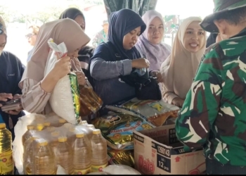 Pasar Murah Ramaikan Pembukaan TMMD