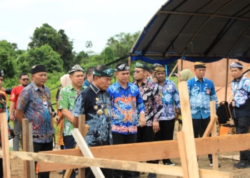 Gubernur Zainal Letakkan Batu Pertama Pembangunan Pusdalops-PB BPBD Kaltara