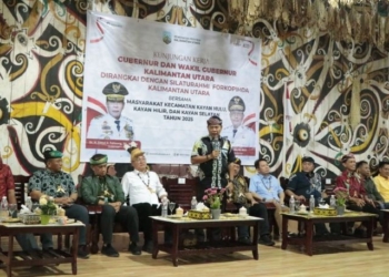 Tiba di Long Nawang, Gubernur dan Wagub Kaltara Serap Aspirasi Masyarakat Apau Kayan