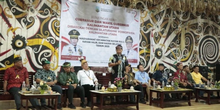 Tiba di Long Nawang, Gubernur dan Wagub Kaltara Serap Aspirasi Masyarakat Apau Kayan