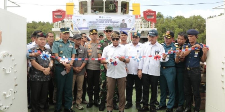 Gubernur Zainal Resmikan Pelayaran Perdana KM. Gandha Nusantara 05, Pacu Pertumbuhan Ekonomi Daerah