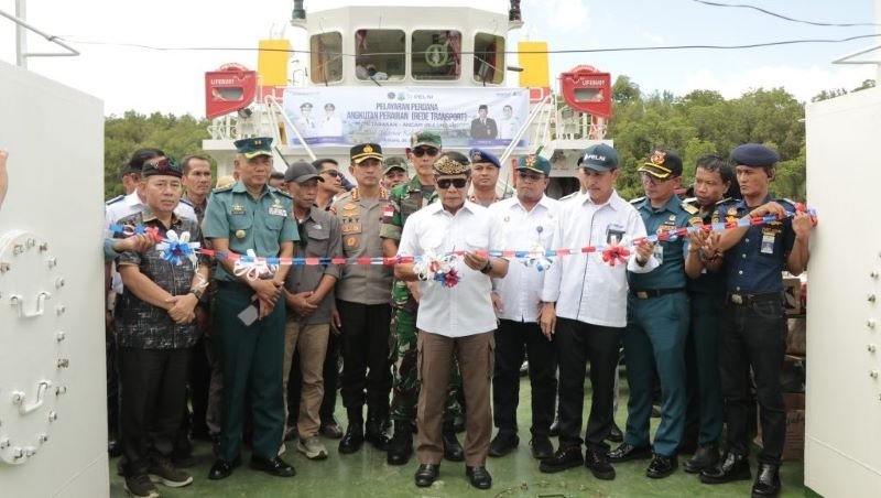 Gubernur Zainal Resmikan Pelayaran Perdana KM. Gandha Nusantara 05, Pacu Pertumbuhan Ekonomi Daerah