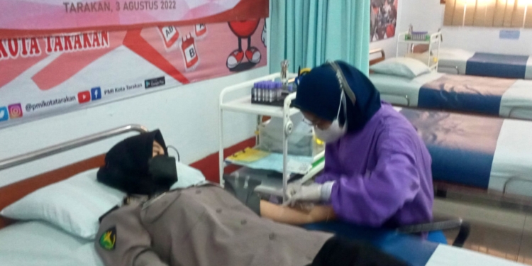 Gerak Cepat, PMI Tarakan Penuhi Permintaan Darah RSUKT