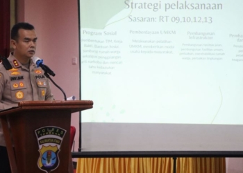 Kapolres Tarakan Ajak Stakholder Ubah Selumit Pantai Jadi Kampung Bebas Narkoba