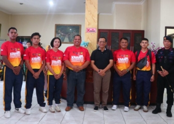 Kapolda Lepas Tim Karateka Kaltara Menuju Kapolri Cup 2025