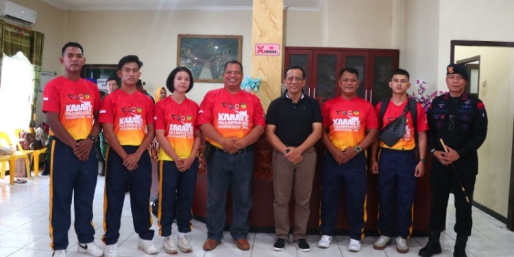 Kapolda Lepas Tim Karateka Kaltara Menuju Kapolri Cup 2025