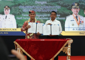 Pemkot Tarakan dan Pemkab Sidrap Teken MoU Kerja Sama Antar Daerah
