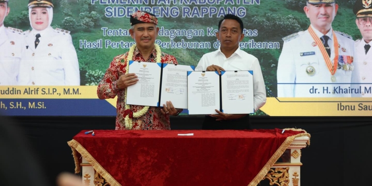 Pemkot Tarakan dan Pemkab Sidrap Teken MoU Kerja Sama Antar Daerah