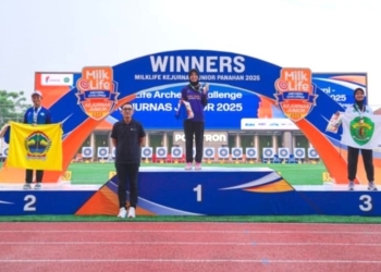 Dzakiya Aulia Puteri Sumbang 2 Emas bagi Kaltara di Kejurnas Panahan Junior 2025