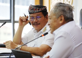 Wagub Paparkan Perkembangan Kaltara Kepada Staf Ahli Menkopolkam RI