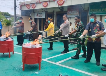 Kejari Tarakan Musnahkan Barang Bukti dari 183 Perkara Inkrah