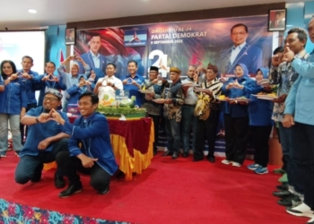 HUT ke-24 Partai Demokrat, Yansen TP Ingatkan Prinsip partai Berpihak kepada Rakyat