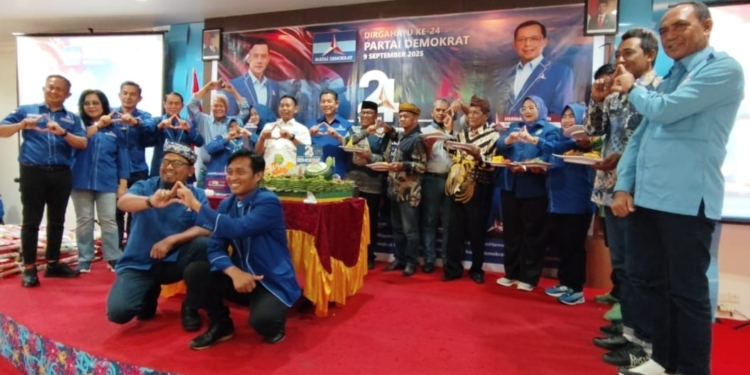 HUT ke-24 Partai Demokrat, Yansen TP Ingatkan Prinsip partai Berpihak kepada Rakyat