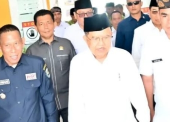 Wakil Ketua DPRD Kaltara, H. Muhammad Nasir, SE., MM., CSL., Menghadiri Penjemputan Wapres ke-10 dan ke-12 RI