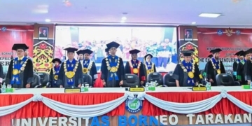 H Achmad Djufrie Apresiasi Wisudawan – Wisudawati Universitas Borneo Tarakan