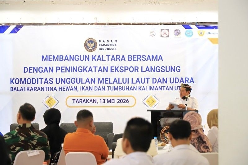 Wakil Gubernur Kaltara, Ingkong Ala, S.E, M.Si sampaikan sambutan. (foto: DKISP Kaltara)
