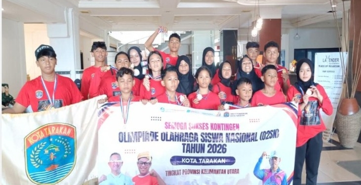 Kota Tarakan Sabet Gelar Juara Umum O2SN Tingkat Provinsi Kaltara 2026