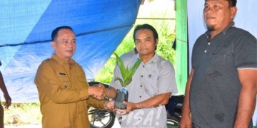 Tingkatkan Produktivitas Petani: Wabup Bulungan Salurkan Ribuan Bibit Sawit dan Kakao Berbasis Budidaya Berkelanjutan